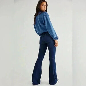 We the Free - dark denim flare pants